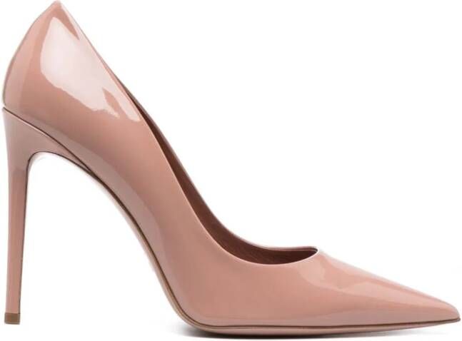 Paris Texas 105mm pointed-toe leather pumps Pink