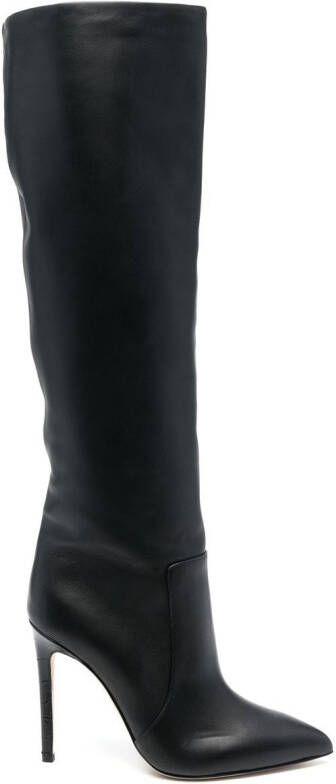 Paris Texas 110mm knee-high stiletto boots Black
