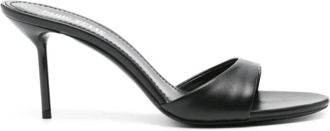 Paris Texas 80mm leather sandals Black