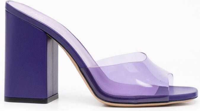 Paris Texas Anja 110mm sandals Purple