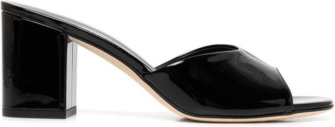 Paris Texas Anja leather sandals Black