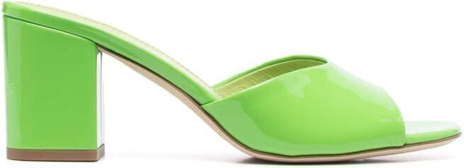 Paris Texas Anja leather sandals Green