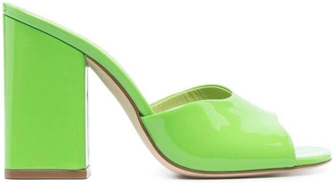 Paris Texas Anja open-toe 105mm sandals Green