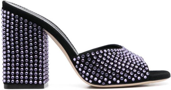 Paris Texas 105mm crystal-embellished sandals Black