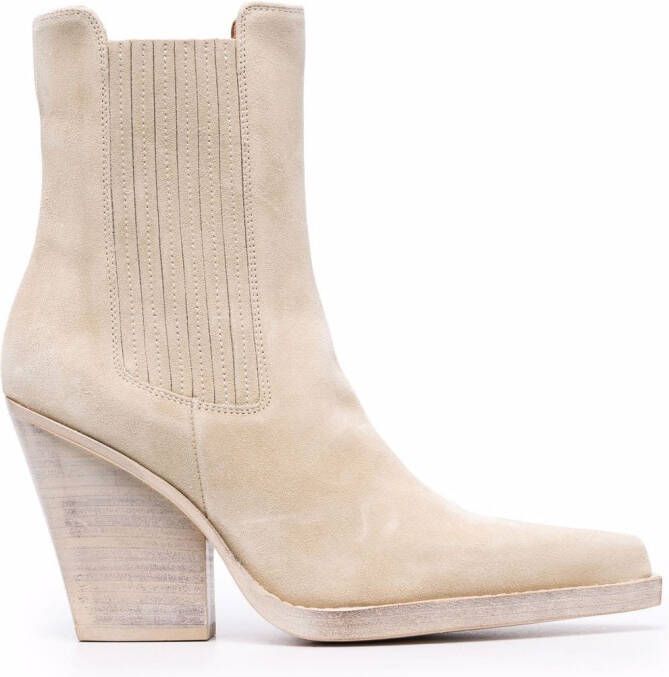 Paris Texas 105mm Dallas comboy boots Neutrals