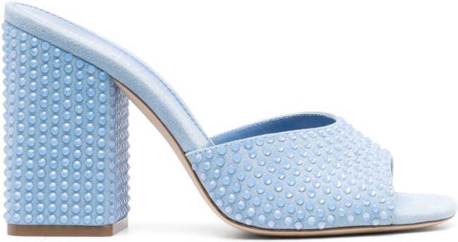 Paris Texas 100mm Holly Anja sandals Blue