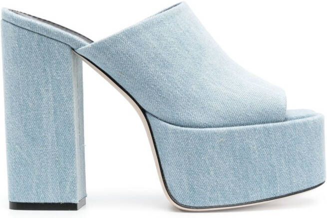 Paris Texas 130mm Sasha sandals Blue