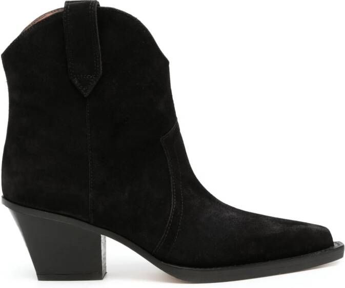 Paris Texas Sedona 60mm suede boots Black