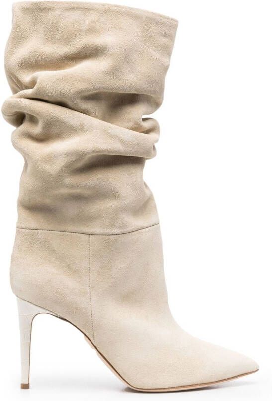 Paris Texas slouchy 85mm ankle boots Neutrals