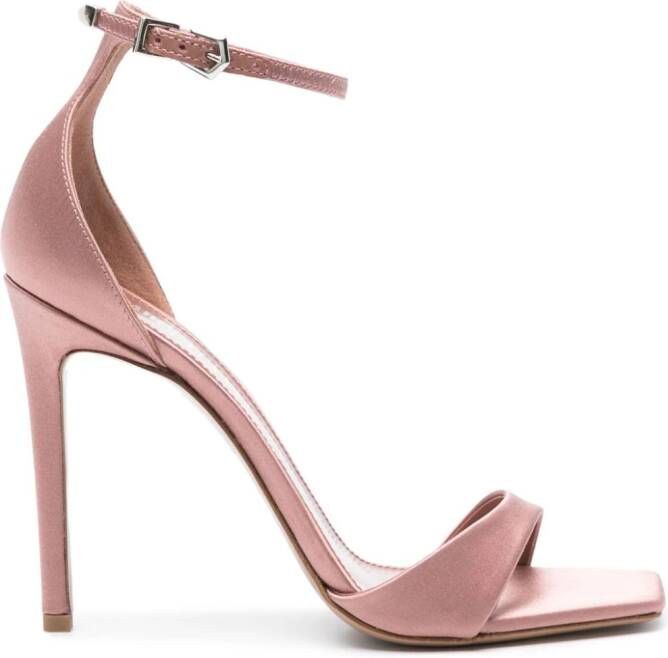 Paris Texas Stiletto 105mm satin sandals Pink