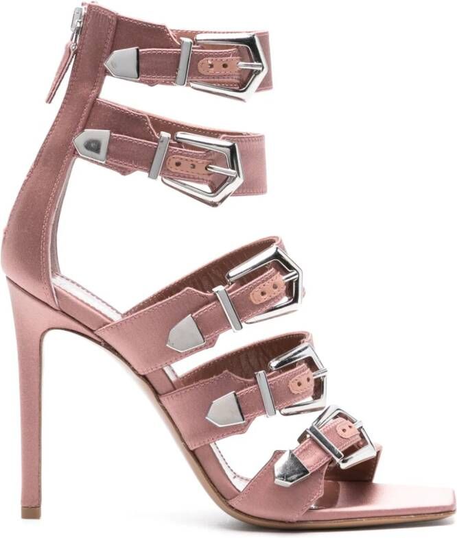Paris Texas Ursula 105mm buckled sandals Pink