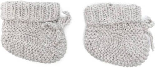 Patachou tricot-knit booties Grey