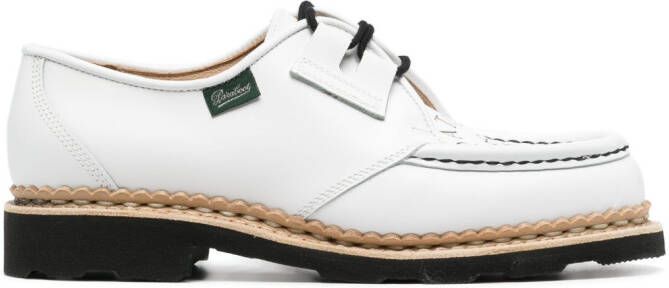 Patou x Paraboot leather Derby shoes White