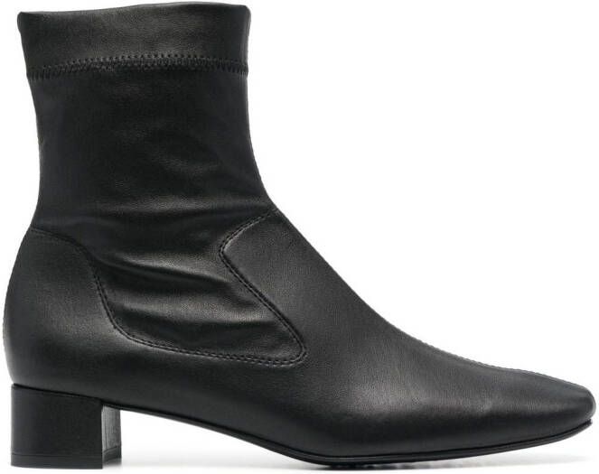 Pedro Garcia ankle side-zip fastening boots Black