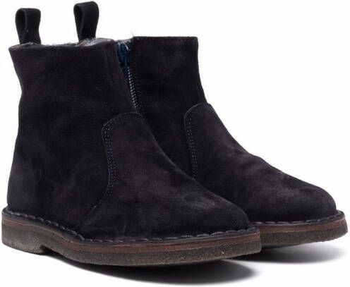 Pèpè Dublin side zip boots Blue