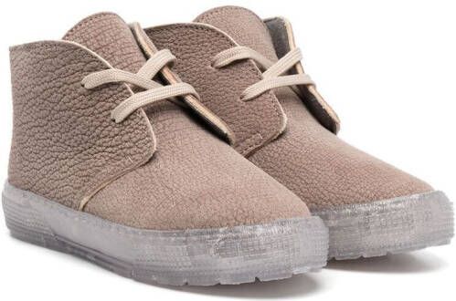 Pèpè Kent textured ankle boots Neutrals