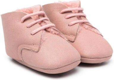 Pèpè lace-up leather shoes Pink