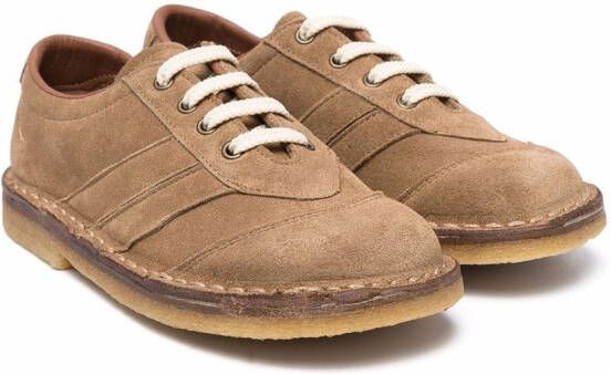 Pèpè lace-up suede loafers Neutrals