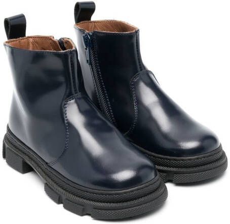 Pèpè leather Chelsea boots Blue