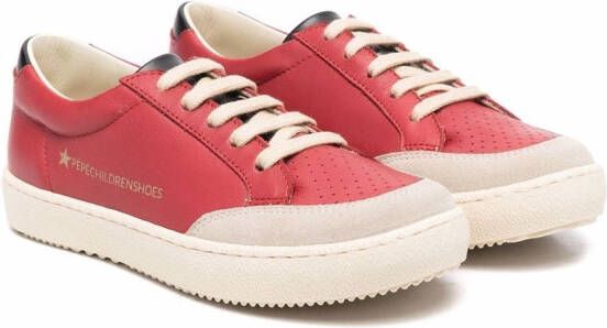 Pèpè logo low-top sneakers Red