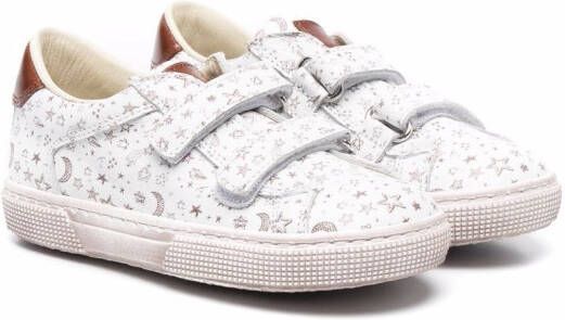 Pèpè logo touch-strap sneakers White