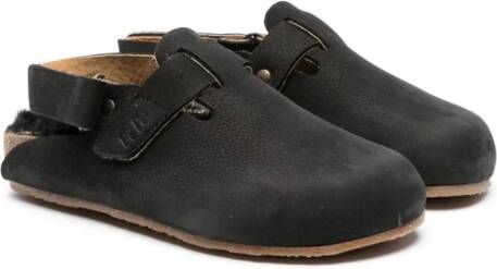 Pèpè Lucio slingback leather clogs Black