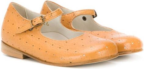 Pèpè perforated mary jane shoes Neutrals