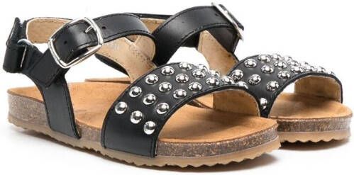 Pèpè studded buckled sandals Black