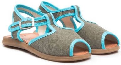 Pèpè T-bar buckle sandals Green