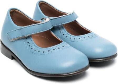 Pèpè touch-strap ballerina shoes Blue