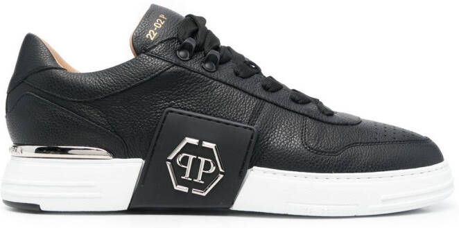 Philipp Plein hexagonal low-top sneakers Black