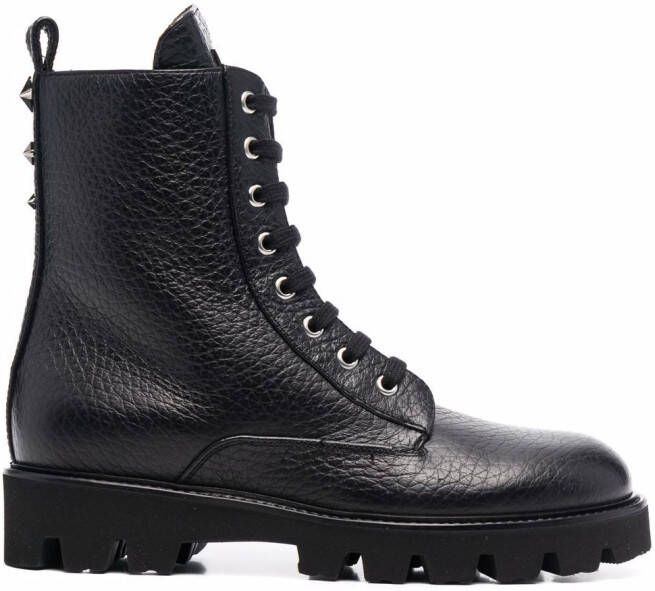 Philipp Plein lace-up ankle boots Black