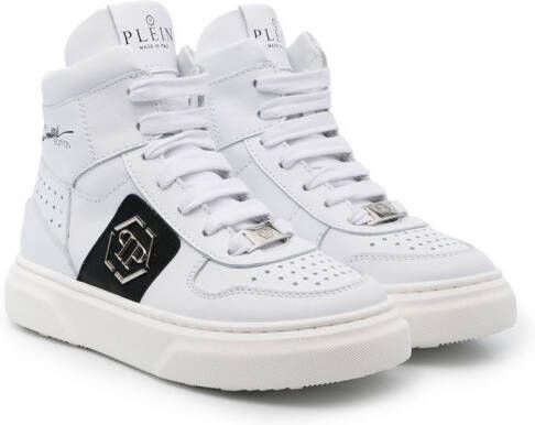 Philipp Plein Junior limited edition logo print sneakers White
