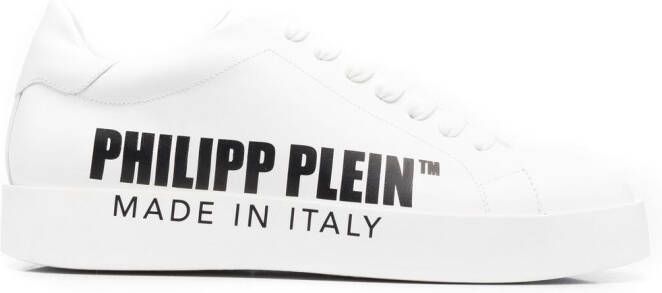 Philipp Plein logo-print low-top sneakers White