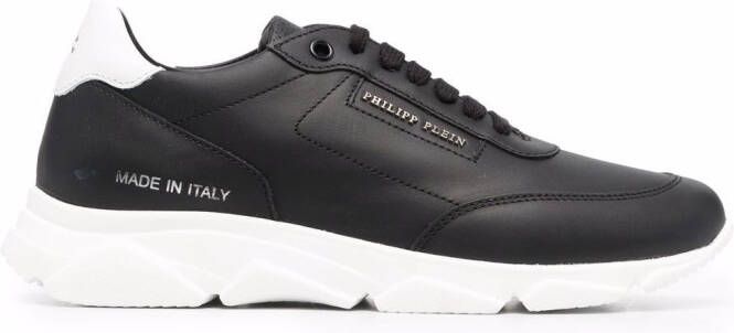 Philipp Plein low-top lace-up sneakers Black