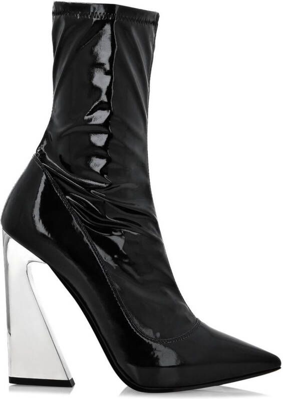 Philipp Plein Naplak pointed boots Black