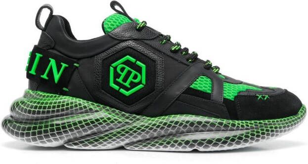 Philipp Plein Runner lace-up trainers Black