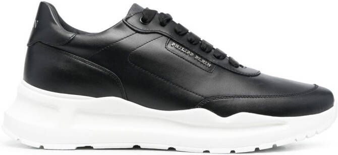 Philipp Plein Runner leather low-top sneakers Black