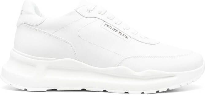 Philipp Plein Runner leather low-top sneakers White