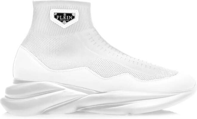 Philipp Plein Skywalker logo-appliqué sneakers White