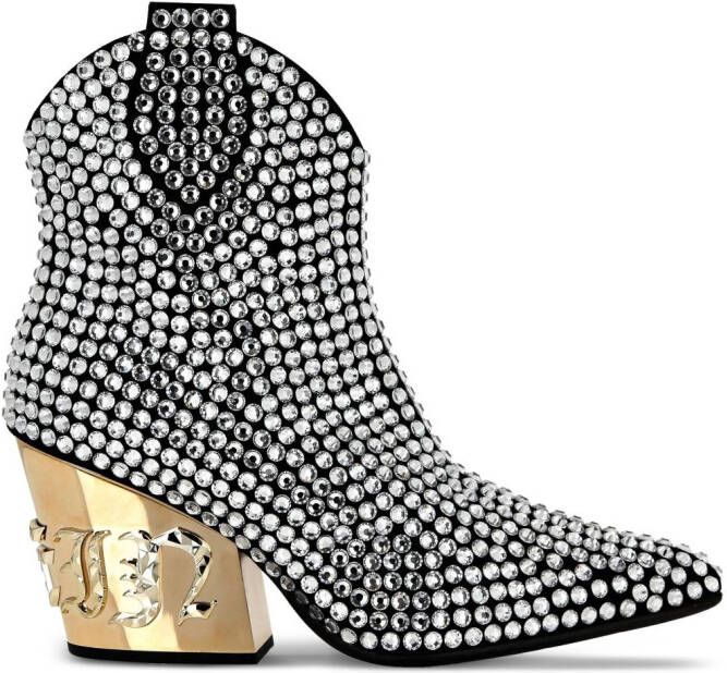 Philipp Plein stud-embellished 90mm boots Black