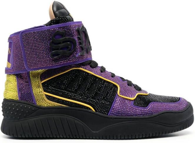 Philipp Plein x Snoop Dogg PLEINDOGG sneakers Purple
