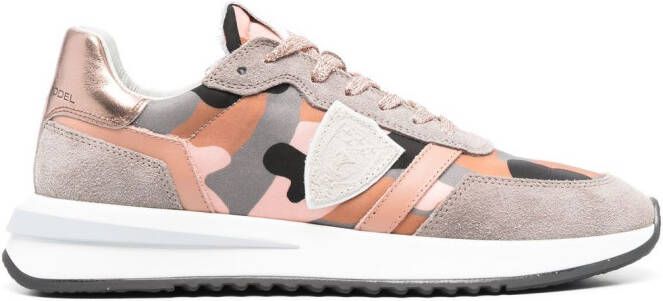 Philippe Model Paris camouflage-print low-top sneakers Grey