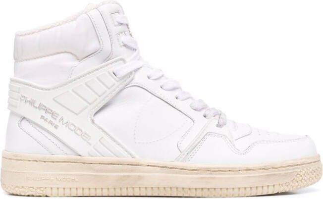 Philippe Model Paris high-top leather sneakers White