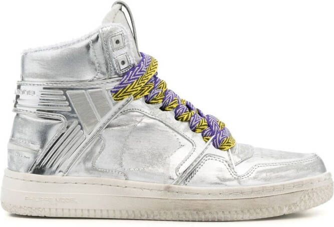 Philippe Model Paris high-top sneakers Silver