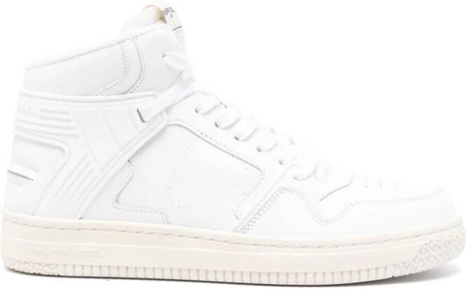 Philippe Model Paris logo-patch high-top sneakers White