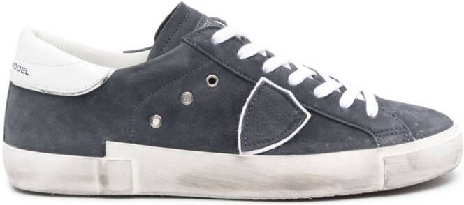 Philippe Model Paris logo-patch sneakers Blue