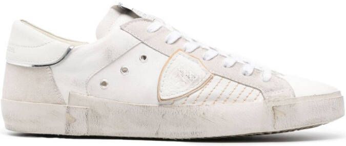 Philippe Model Paris logo-patch sneakers White
