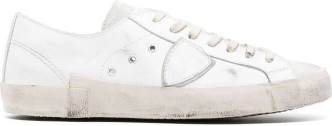 Philippe Model Paris logo-patch sneakers White