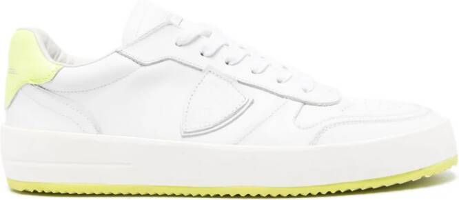 Philippe Model Paris Lyon logo-patch sneakers White